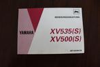 YAMAHA XV535 XV500 S bedienungs anleitung XV 535 XV 500 1993, Motoren, Handleidingen en Instructieboekjes, Yamaha