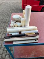 Kunststof Staf, Buizen en Platen - Diverse Partijen Industri, Ophalen of Verzenden