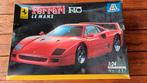 ITALERI FERRARI F40 LE MANS. NO 657, Groter dan 1:32, Ophalen of Verzenden, Zo goed als nieuw, Italeri