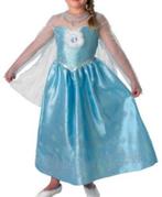 Mooie blauw/wit/zilver ELSA FROZEN DISNEY jurk (nieuw), Ophalen, Nieuw, 122 t/m 128, Meisje