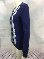 Hilfiger blauwe trui met wiebertjes maat S (3C3), Kleding | Dames, Truien en Vesten, Gedragen, Blauw, Ophalen of Verzenden
