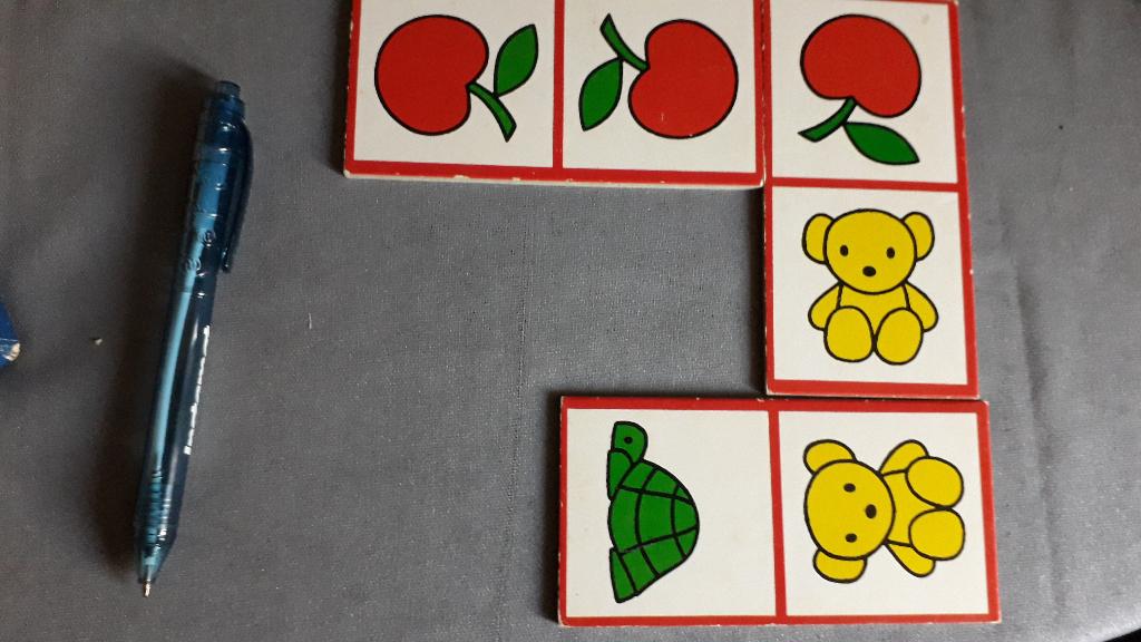 Vintage Dick Bruna Domino spel. Ravensburger. 1975. 5,00, Ophalen of Verzenden, Zo goed als nieuw, Puzzelen