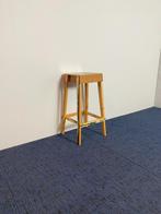 Barkruk Piet Hein EEK in Sloophout, 32 x 32 x 78 cm., Ophalen, Gebruikt, Met voetsteun, 60 tot 90 cm