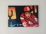 Schilderij Herman Brood op canvas “Cactus man” |, Antiek en Kunst, Kunst | Schilderijen | Modern, Ophalen of Verzenden