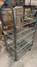 Handige kar met 4 schappen vroegere zuivelkarren, Ophalen of Verzenden