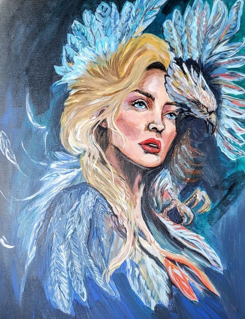 Liberty, Huis en Inrichting, Woonaccessoires | Schilderijen, Tekeningen en Foto's, Nieuw, Schilderij, 75 cm of meer, 50 tot 75 cm