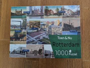 legpuzzel Rotterdam Toen en Nu. 1000 stukjes. beschikbaar voor biedingen