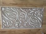 Wasbaar vloerkleed - Dunya Zebra Beige/Wit, Huis en Inrichting, Stoffering | Tapijten en Kleden, Ophalen, 100 tot 150 cm, Wit