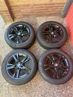 Dikke zwarte velgen met nieuwe banden! 🚗, Auto-onderdelen, Banden en Velgen, Gebruikt, 16 inch, Banden en Velgen, All Season