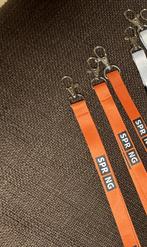3 oranje key cords met opdruk SPR NG, Verzamelen, Ophalen of Verzenden, Zo goed als nieuw