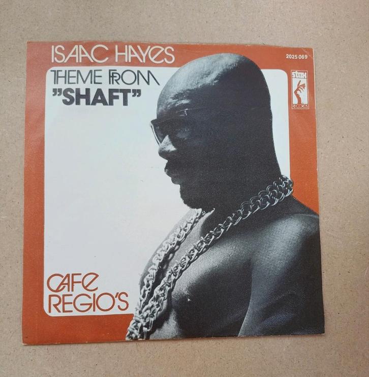 Isaac Hayes - Theme From 'Shaft', Cd's en Dvd's, Vinyl Singles, Gebruikt, Single, Pop, 7 inch, Ophalen of Verzenden