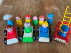Little people + auto.s vintage set  Fisher Price, Ophalen of Verzenden, Gebruikt, Speelset