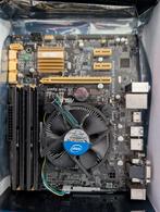 Asus B85M-G Moederbord, Intel i5 4570, 16GB DDR3, Computers en Software, Gebruikt, DDR3, Ophalen of Verzenden, Micro-ATX