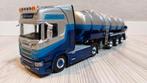 Wsi Scania Jan Bakker mesttank mesttrailer, Ophalen of Verzenden, Nieuw, Bus of Vrachtwagen, Wsi