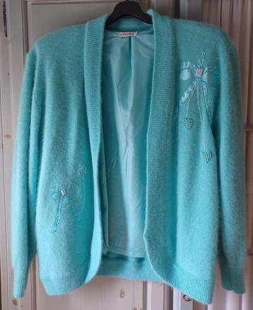 Dames Jasje- Vestje/Turquoise of aquamarijn beschikbaar voor biedingen