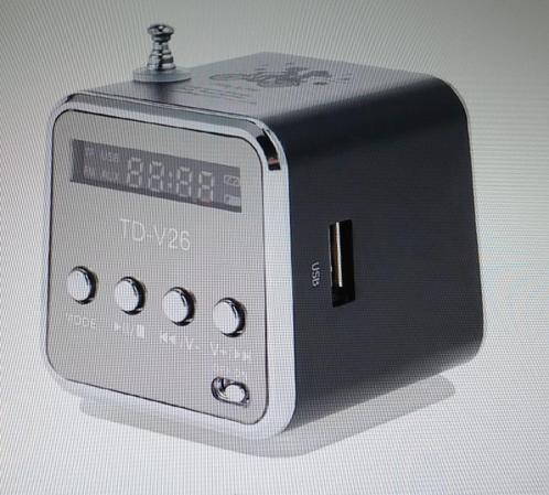 mini usb radio / nieuw - € 10,00 voor de laatste !, Audio, Tv en Foto, Radio's, Nieuw, Radio, Ophalen of Verzenden