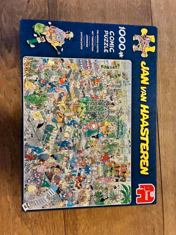 7 Jan Van Haasteren puzzels compleet, Hobby en Vrije tijd, Denksport en Puzzels, Zo goed als nieuw, 500 t/m 1500 stukjes, Ophalen