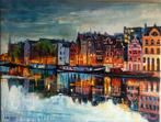 Alex L- Amsterdam- Handgeschilderd (100%)- Origineel, Ophalen of Verzenden