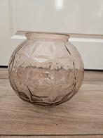 Licht roze deco vaas, Ophalen, Overige kleuren, Minder dan 50 cm, Glas