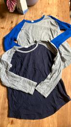 2 baseball longsleeves mt 140/146, Ophalen of Verzenden, Zo goed als nieuw, Jongen, Shirt of Longsleeve