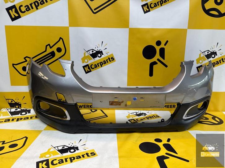 Peugeot 2008 Voorbumper 2013-2016 Bumper 9802521077, Auto-onderdelen, Carrosserie en Plaatwerk, Bumper, Peugeot, Voor, Gebruikt