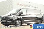 Ford Transit Custom 320 2.5 PHEV Hybrid 171kW 232pk | L2H1 T, Auto's, Bestelauto's, Zwart, Origineel Nederlands, Nieuw, 2090 kg