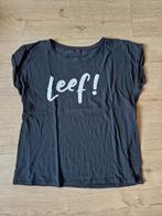 Zwart Rustaagh Leef! Shirt, Kleding | Dames, Maat 38/40 (M), Ophalen of Verzenden, Korte mouw, Gedragen