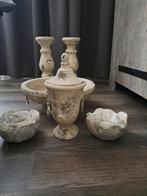 betonnen set, Huis en Inrichting, Woonaccessoires | Vazen, Ophalen, Gebruikt, Glas, Minder dan 50 cm