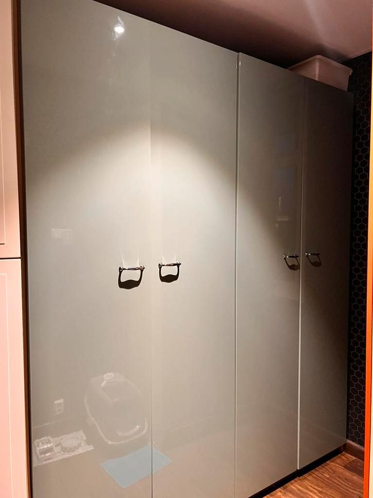 Pax 100 x 58 x 236 groen, Huis en Inrichting, Kasten | Kledingkasten, Zo goed als nieuw, 200 cm of meer, 50 tot 100 cm, 50 tot 75 cm
