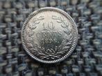 10 cent dubbeltje 1896 Wilhelmina heel mooi pr- unc, Verzenden, Koningin Wilhelmina, 10 cent
