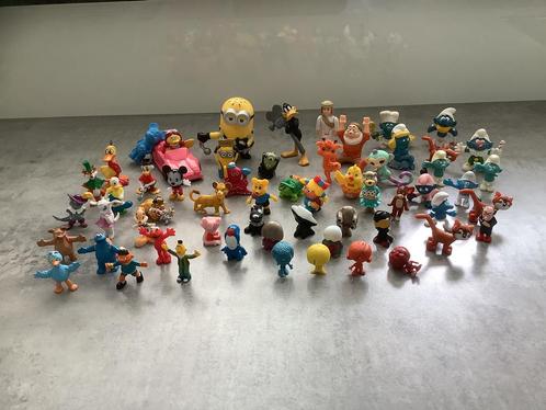 Smurfen, Bert/Ernie, Dunkin, Minions, Disney - 58 stuks, Verzamelen, Poppetjes en Figuurtjes, Gebruikt, Ophalen of Verzenden