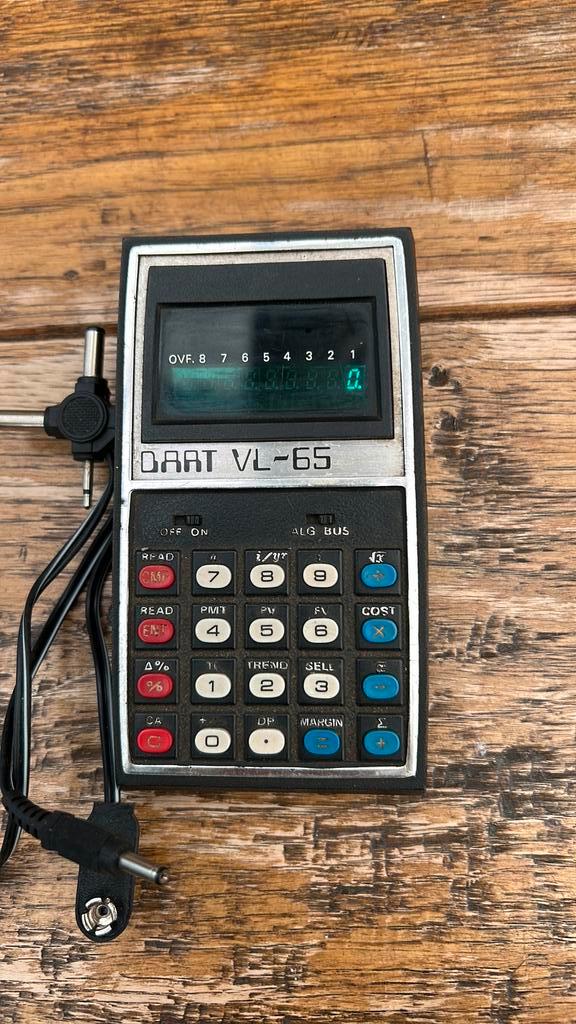 Vintage DART VL-65 rekenmachine, Diversen, Rekenmachines, Gebruikt, Ophalen of Verzenden