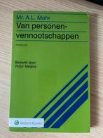 Personenvennootschappen - Mr. A.L. Mohr, Ophalen of Verzenden, Gamma, Nieuw, WO
