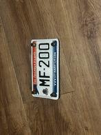 Vintage Sint Maarten Kentekenplaat MF-200, Verzamelen, Automerken, Motoren en Formule 1, Ophalen of Verzenden, Gebruikt, Auto's