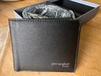 Kadoset portemonnee en riem - John Langford London, Sieraden, Tassen en Uiterlijk, Portemonnees, Overige merken, Zwart, Nieuw