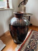 Bijzondere handgemaakte grote Chinese keramiek vaas, Huis en Inrichting, Woonaccessoires | Vazen, Ophalen, Overige kleuren, 50 tot 75 cm