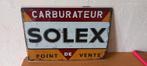 Blikken Bord Solex Carburateur 20x30 cm, Ophalen of Verzenden, Nieuw, Motoren