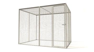 Konijnenren gegalvaniseerd zonder dak | 240 x 180 x 180 cm beschikbaar voor biedingen
