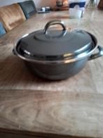 Braadpan grijs emaille, Huis en Inrichting, Keuken | Potten en Pannen, Overige materialen, Ophalen of Verzenden, Zo goed als nieuw