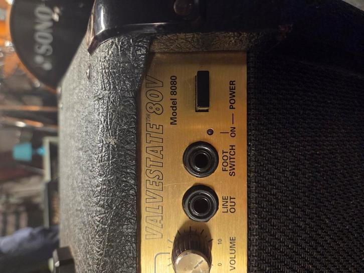 marshall valvestate 80v met kabel, Muziek en Instrumenten, Versterkers | Bas en Gitaar, Gebruikt, Gitaar, 50 tot 100 watt, Ophalen