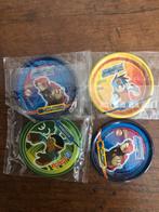 MegaMan NT Warrior Tazos Munten - Set van 4, Ophalen of Verzenden, Gebruikt