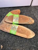 Bowls and dishes - pure teak wood tapasplank 30cm, Nieuw, Ophalen of Verzenden, Nvt, Nvt