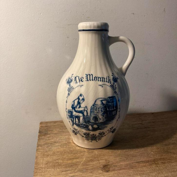 Delfts Blauwe Kan Vaas - Royal Distel - 18 cm, Antiek en Kunst, Antiek | Keramiek en Aardewerk, Ophalen of Verzenden