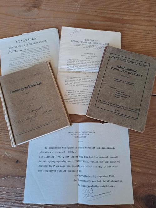 oorlogszakboekje met plaatje  handleiding soldaat, Verzamelen, Militaria | Tweede Wereldoorlog, Landmacht, Boek of Tijdschrift