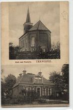 Kerk met Pastorie. Terwispel. - 2 afb - 1925 gelopen, Ophalen of Verzenden, Voor 1920, Gelopen, Noord-Brabant