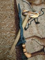 Antieke Keris Ular 7 Luk Pamor Melati Tumpuk Gayaman SVE37, Antiek en Kunst, Verzenden