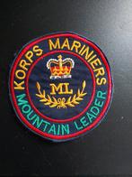 Korps Mariniers Mountain Leader Embleem, Ophalen of Verzenden, Marine, Nederland, Embleem of Badge