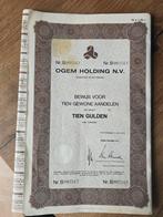 Ogen holding aandelen papieren, Verzamelen, Ophalen of Verzenden, Gebruikt