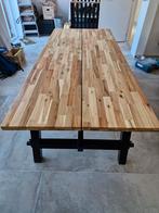 Eettafel massief hout ikea skogsta 235, Huis en Inrichting, Ophalen, Gebruikt, 200 cm of meer, Vijf personen of meer