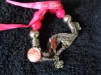 pink ribbon band met bescherm engel nr arm 957, Sieraden, Tassen en Uiterlijk, Ophalen of Verzenden, Nieuw, Roze